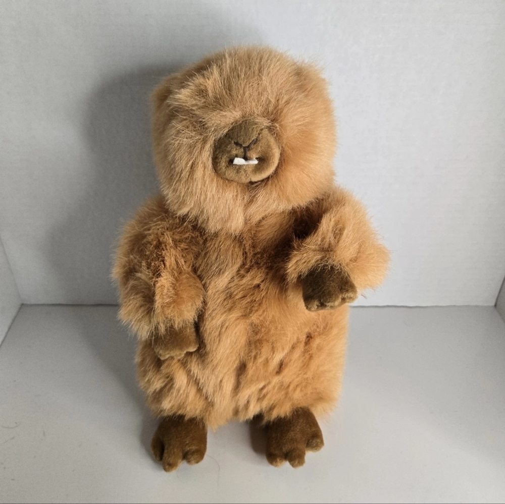 Kohls Cares Gund 10" Woodchuck Gopher Groundhog Beaver Tan Plush Stuffed Animal
